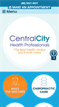 Mobile Screenshot of centralcitychiro.com.au